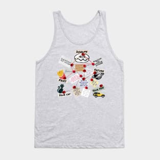 Six Degrees of Donuts Tank Top